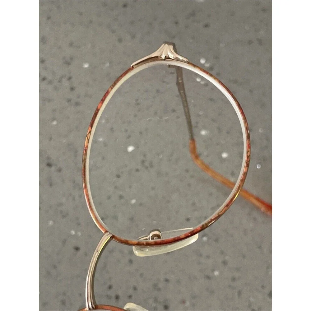 Seiko Eyeglasses Frames Only T359 Japan Pure Titanium 54-16-135 Gold Pink